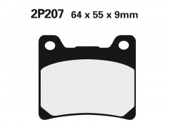 Plaquettes de frein semi-métalliques marque Nissin 2P-207NS | Moto YAMAHA