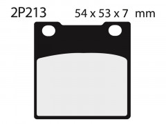 Plaquettes de frein semi-métalliques Nissin 2P-213NS | HONDA, KAWASAKI, SUZUKI, HYOSUNG