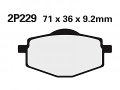 Plaquettes de frein semi-métalliques Nissin 2P229GS | Moto, Motocross YAMAHA
