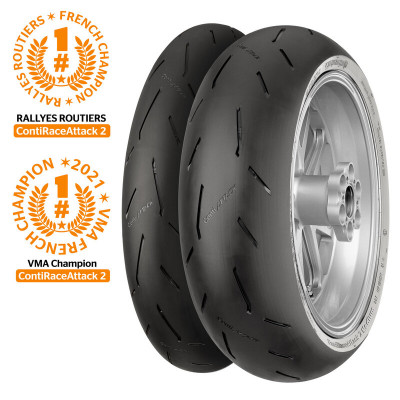 Pneu ContiRaceAttack 2 Street 120/70 ZR 17 M/C 58W TL Continental | Moto