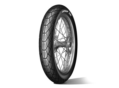 Pneu F20 WLT Lettrage Blanc dimensions 110/90-18 M/C indices 61V TL Custom DUNLOP | Moto