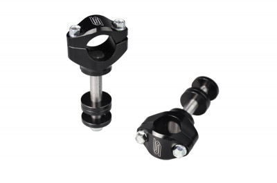 Pontets de guidon Ø28.6mm +30 à 45mm Scar | HONDA, YAMAHA