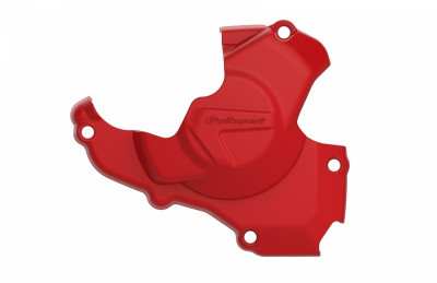 Protection de carter d'allumage marque POLISPORT rouge Gas Gas EC250