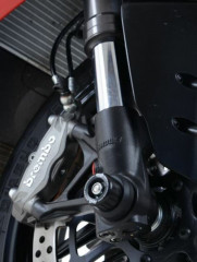 Kit tampons de protection de fouche noir R&G | Moto DUCATI