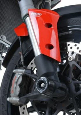 Kit tampons de protection de fouche noir R&G | Moto DUCATI