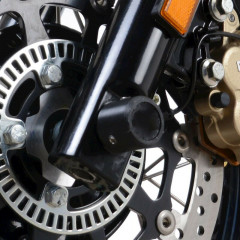 Kit tampons de protection de fouche noir R&G | CONTINENTAL GT 650, INTERCEPTOR 650