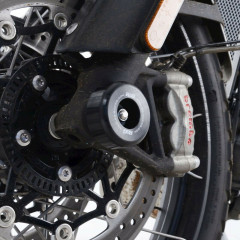 Kit tampons de protection de fouche noir R&G | SCRAMBLER XC ABS 1200, SCRAMBLER XE ABS 1200