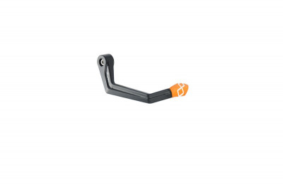 Protection de levier de frein en aluminium orange Lightech | Moto