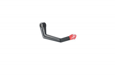 Protection de levier de frein en aluminium rouge Lightech | Moto