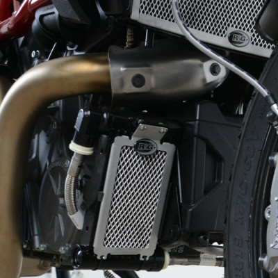 Protection de radiateur d'huile noir R&G | INDIAN FTR 1200, INDIAN FTR S 1200