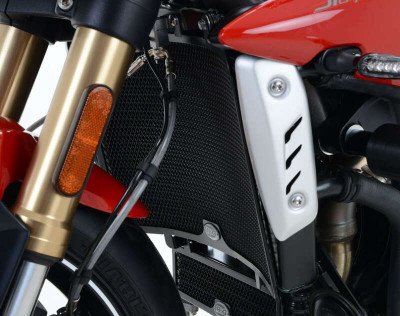 Protection de radiateur alu R&G | SPEED TRIPLE 1050, SPEED TRIPLE RS 1050, SPEED TRIPLE S 1050
