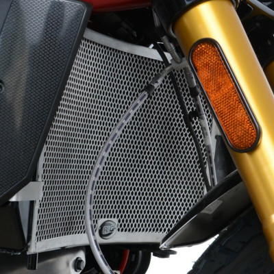 Protection de radiateur alu noir R&G | INDIAN FTR 1200, INDIAN FTR S 1200