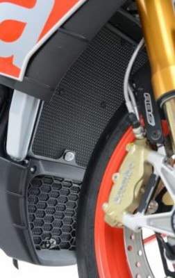 Protection de radiateur titane R&G | Moto APRILIA