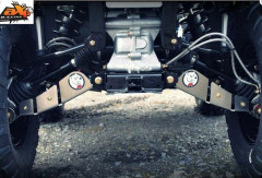 Protection de triangle arrière marque AXP - alu 4mm Polaris Sportsman