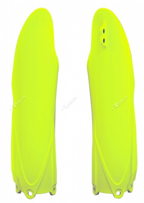 Protections de fourche jaune fluo Racetech | YAMAHA YZ 250, YAMAHA YZF 450