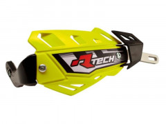 Protège-mains FLX jaune fluo avec renfort alu Racetech