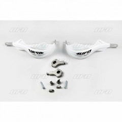 Protège-mains blanc avec renfort alu Ufo