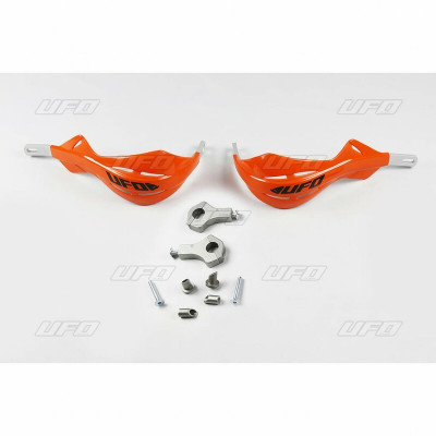 Protège-mains orange avec renfort alu Ufo