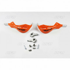 Protège-mains orange avec renfort alu Ufo