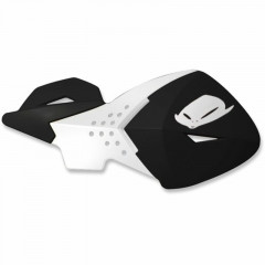 Protège-mains Escalade noir/blanc avec kit de montage Ufo