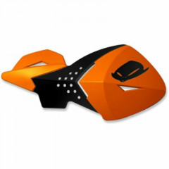Protège-mains Escalade orange/noir avec kit de montage Ufo