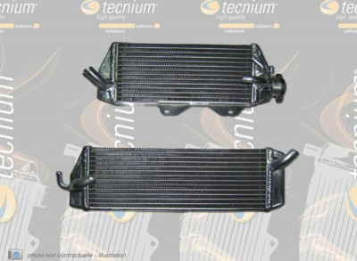 Radiateur droit grande contenance Oversize Tecnium | Motocross KTM, HUSQVARNA