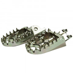 Repose-pieds Evo couleur titane Scar | Motocross, Moto HONDA, KAWASAKI