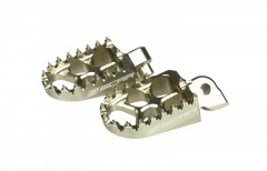 Repose-pieds Evo couleur titane Scar | Motocross, Moto YAMAHA, RIEJU, GAS GAS, FANTIC, TM