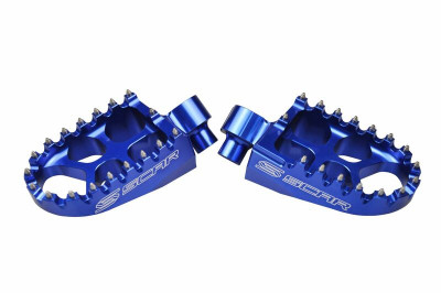 Repose-pieds Evo bleu Scar | Motocross, Moto YAMAHA, RIEJU, GAS GAS, FANTIC, TM