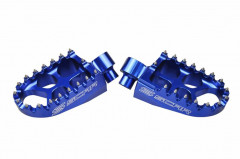 Repose-pieds Evo bleu Scar | Motocross, Moto YAMAHA, RIEJU, GAS GAS, FANTIC, TM