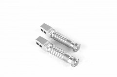 Repose-pieds Sport argent Gilles | BMW R NINE T 1200, BMW R ST 1200