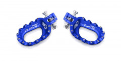 Repose-pieds Curve aluminium bleu S3 | BETA, GAS GAS, MONTESA, SCORPA, SHERCO HRD