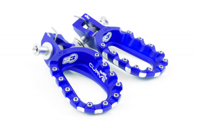 Repose-pieds Curve High bleu S3 | Motocross, Moto KTM, GAS GAS, HUSQVARNA