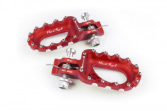 Repose-pieds Hard Rock alu rouge S3 | BETA, GAS GAS, MONTESA, SCORPA, SHERCO HRD