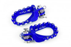 Repose-pieds Hard Rock Enduro alu bleu S3 | Motocross, Moto, Trial