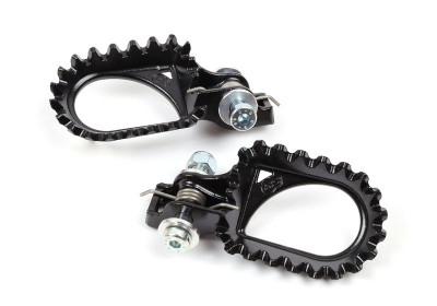 Repose-pieds Hard Rock position arrière +10mm acier noir S3 | Moto, Trial, Motocross