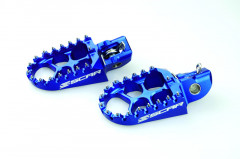Repose-pieds Evo bleu Scar | Motocross, Moto KTM, GAS GAS, HUSQVARNA