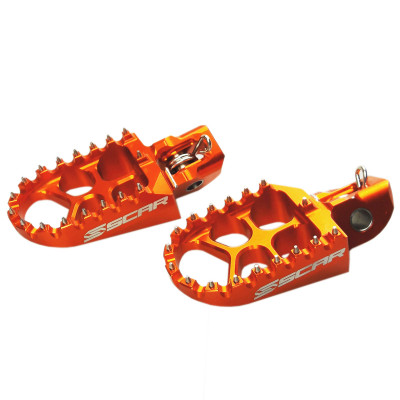 Repose-pieds Evo orange Scar | Motocross, Moto KTM, GAS GAS, HUSQVARNA