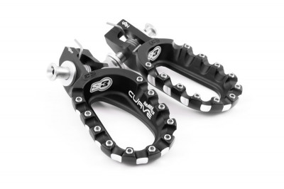Repose-pieds Curve Low noir S3 | Motocross, Moto KTM, GAS GAS, HUSQVARNA