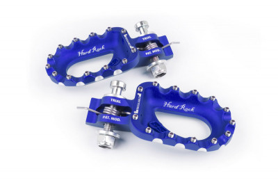 Repose-pieds Hard Rock alu bleu S3 | BETA, GAS GAS, MONTESA, SCORPA, SHERCO HRD