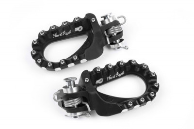 Repose-pieds Hard Rock Enduro alu noir S3 | Motocross, Moto, Trial