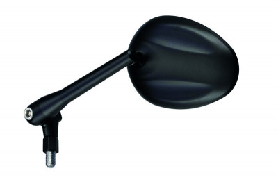 Rétroviseur Ovale Pebble noir M10x125 paire Bihr