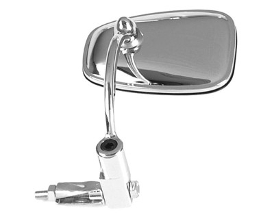 Rétroviseur embout de guidon universel chromé Vparts | YAMAHA SR 250