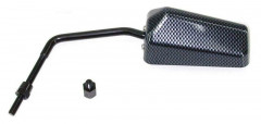 Rétroviseur réversible rectangle F1 look carbone M8 Vparts