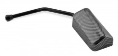 Rétroviseur réversible rectangle F1 look carbone M10 Vparts