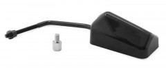 Rétroviseur réversible rectangle F1 noir mat M8 Vparts
