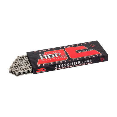 Chaîne 420HDR 128 Maillons JT DRIVE CHAIN | Mécaboite PEUGEOT, APRILIA, DERBI, RIEJU, MALAGUTI