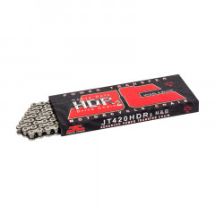 Chaîne 420HDR 132 Maillons JT DRIVE CHAIN | Mécaboite PEUGEOT, APRILIA, DERBI, RIEJU, MALAGUTI