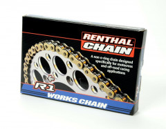 Chaîne 520R1 Works 120 maillons Renthal | HONDA, KAWASAKI, KTM, YAMAHA, GAS GAS, HUSQVARNA, FANTIC