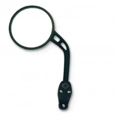 Rétroviseur gauche rond noir Ufo